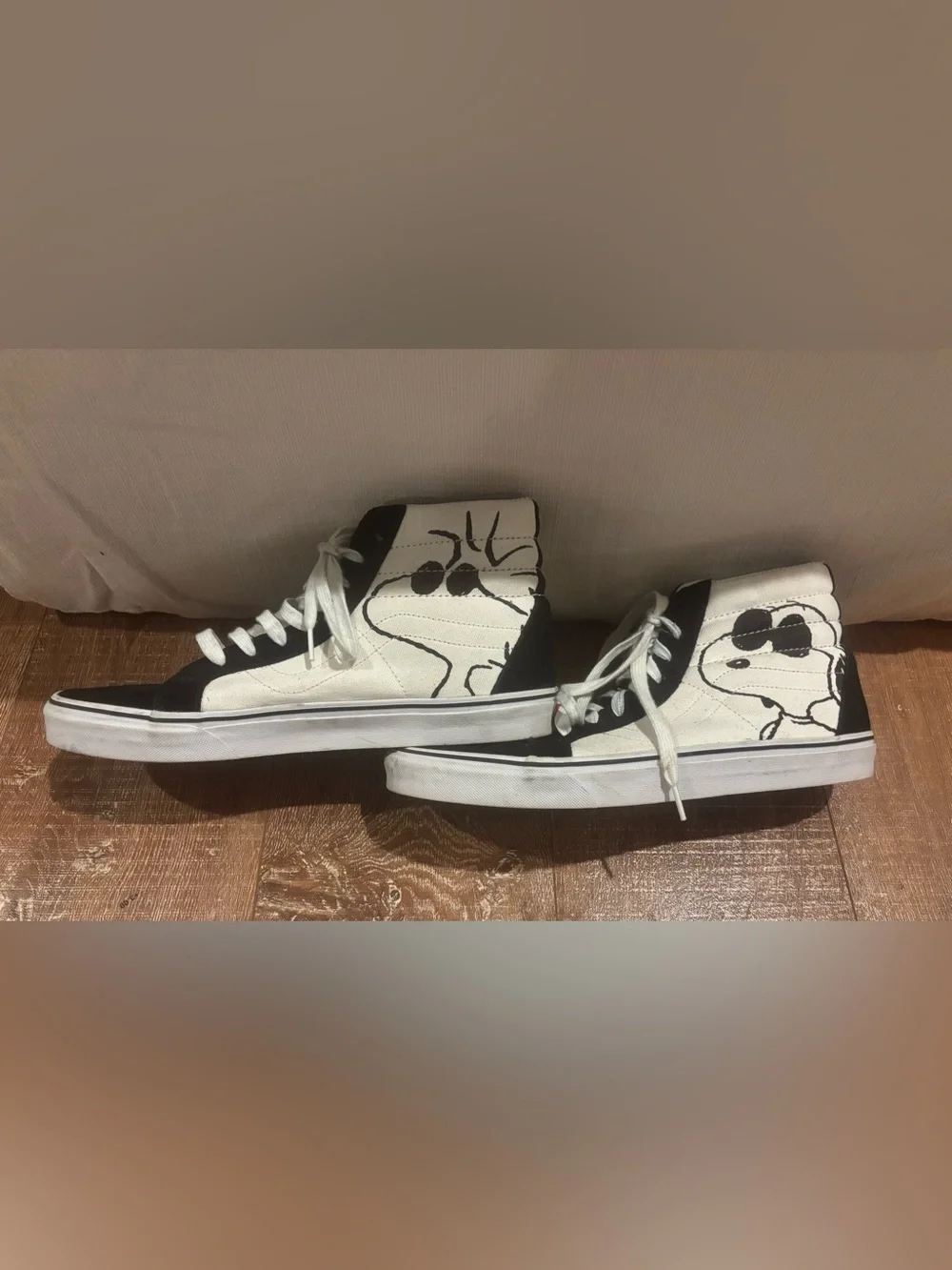 Vans SK8 Hi-Top PEANUTS Snoopy collab size 13